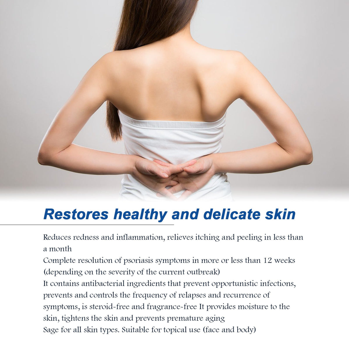 Psoriasis Relief Spray, Relieve Skin, Hands And Feet Redness Peeling Itch Repair External Care