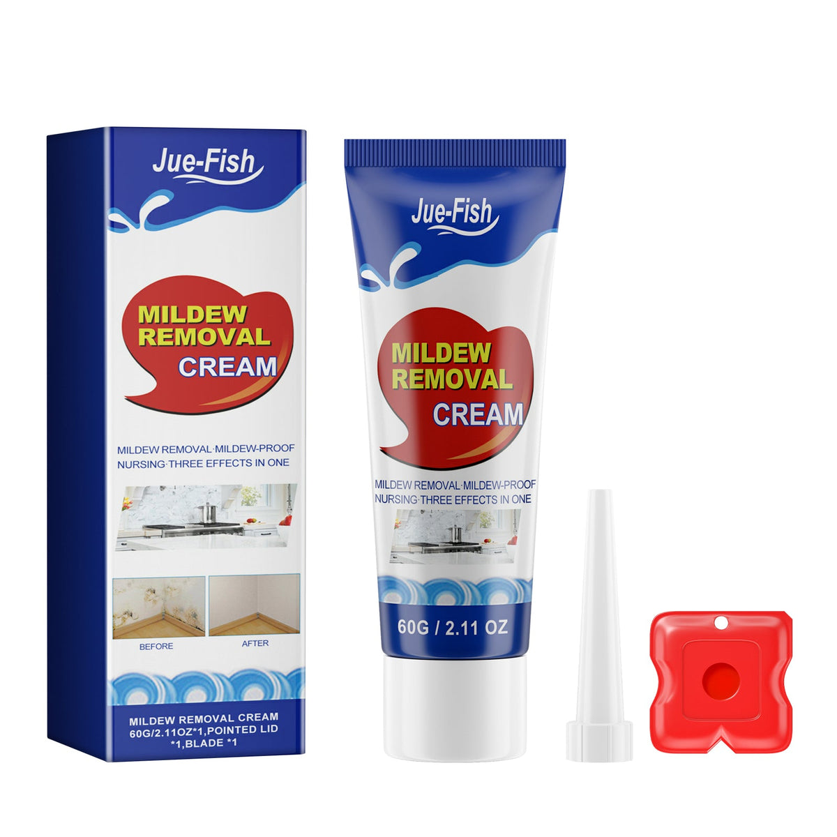 Mildew Removal Cream, Wall Stains Tile Sink Crevices Washing Machine Silicone Ring Mold Remover - V.I.P Digital Presence