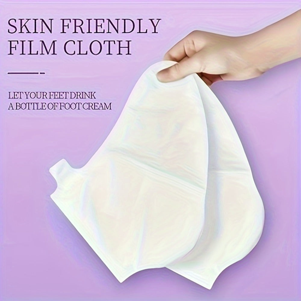 Lavender Foot Mask Socks Deep Hydrating Moisturizing Foot Care Treatment – Soft Smooth Skin, Portable Home Travel Spa — image