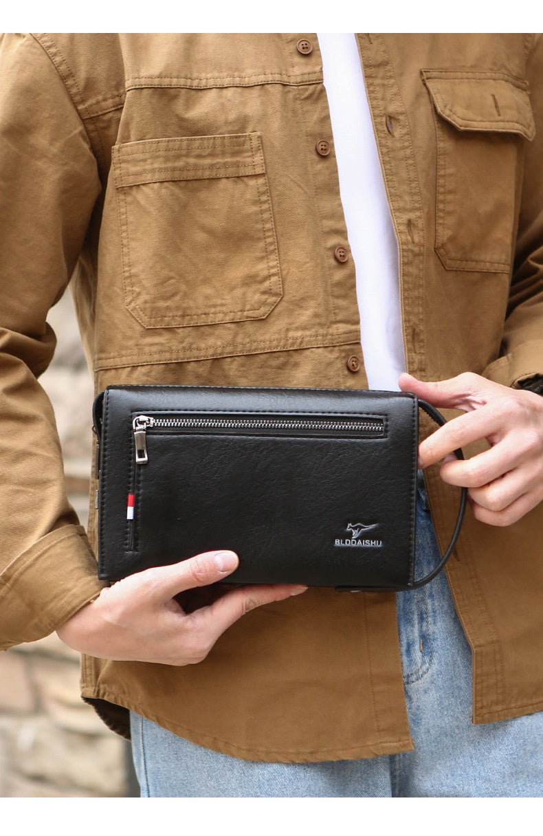 New Mens Wallet With A Combination Lock And Clutch Design