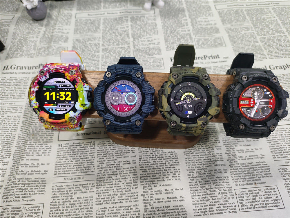 Outdoor Smartwatch With Bluetooth Calling Compass Flashlight And Sports Features