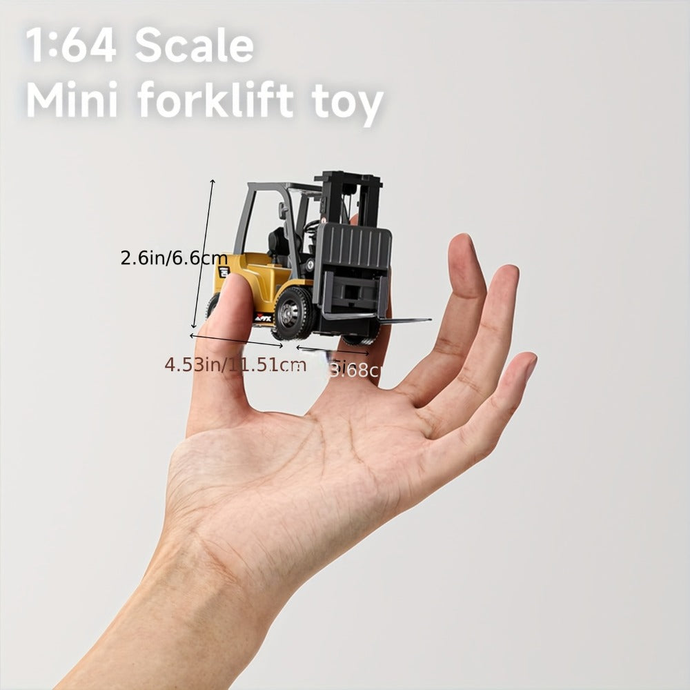 RC Forklift Toy 1/64 Scale Alloy Die Cast Remote Control Forklift Truck with the Listed Color, Size or Set Options for Everyd