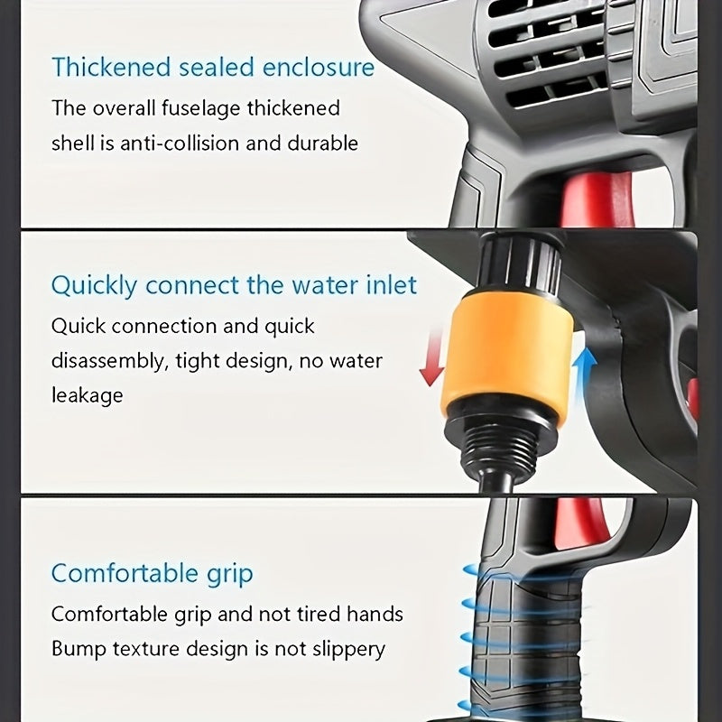 Cordless Pressure Washer Battery Powered, Car Yard Driveway Garden for Garden, Patio and Yard Use — image 12