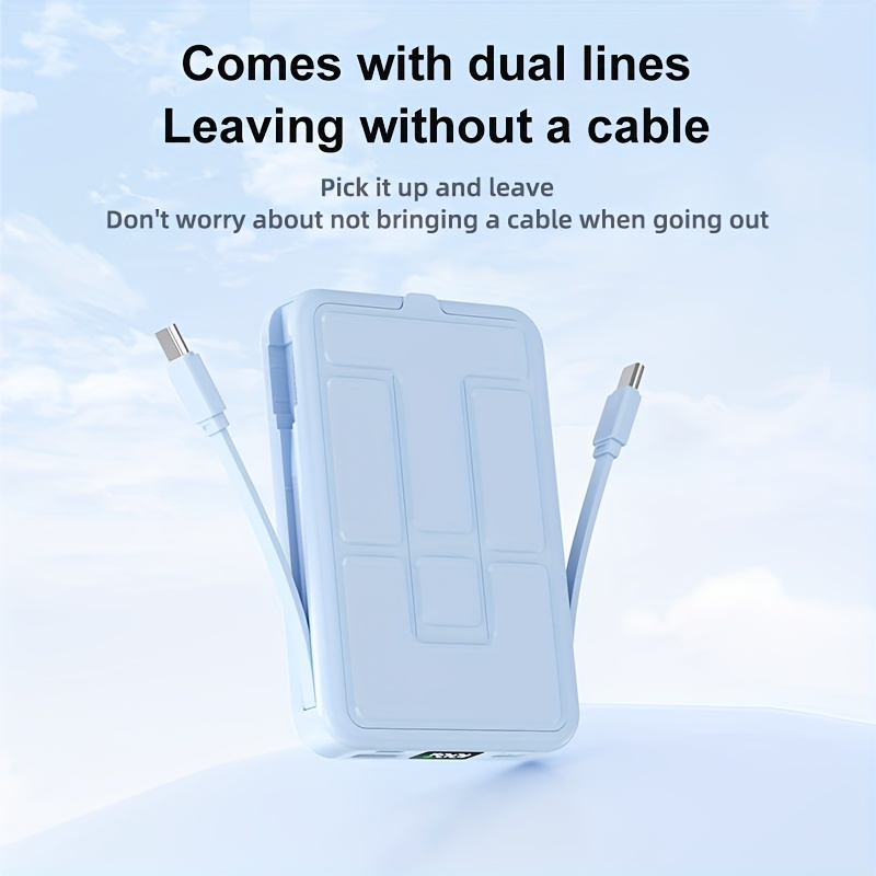 10000mAh Mobile Power, 22.W Magnetic Charging Treasure, Comes with Convenient Dual Cable, with LED Power Display — image 25