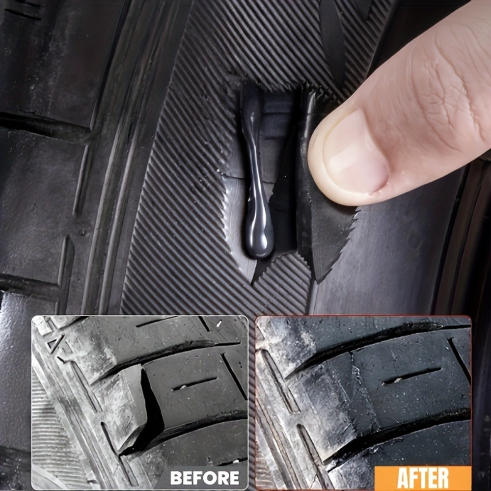 Automotive Black Rubber Sealant 55g – Heavy Duty Adhesive for Tyre Sealing, Plastic & Metal Repair, Cars, Trucks, Motorcycles
