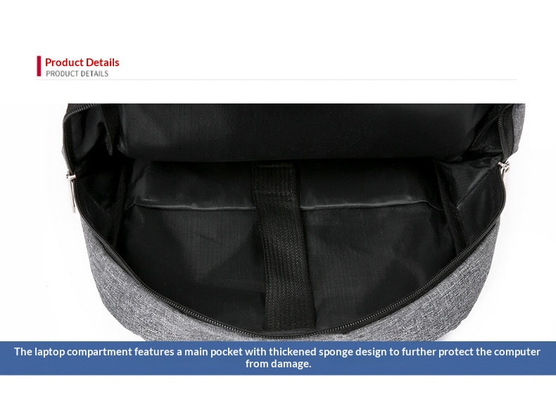 Men's Casual Oxford Cloth Business Multifunctional Backpack