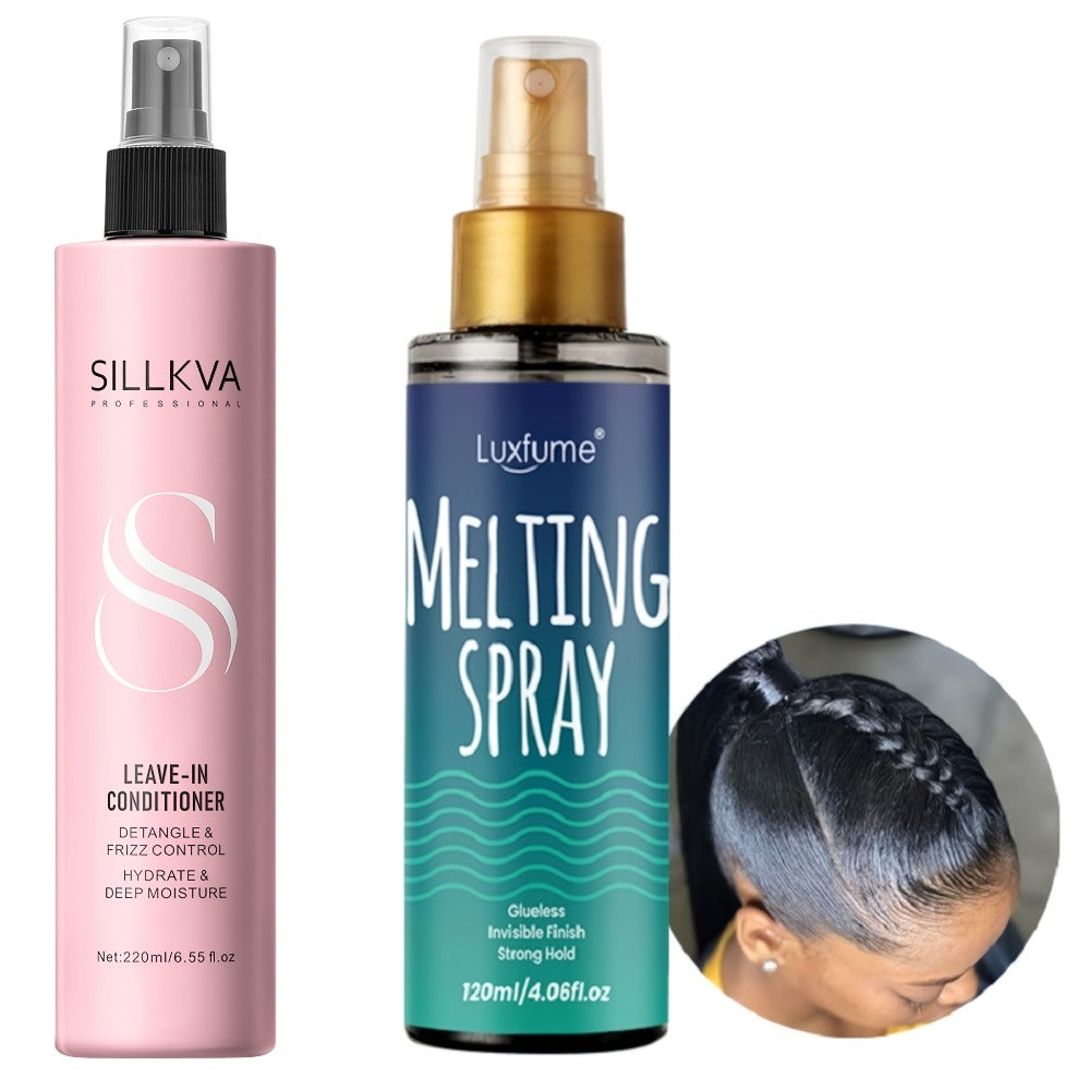 Strong Hold Hair Spray 24H for Women and Men – Flexible Natural Finish Shapes Hair, Secures Wigs and Controls Edges — image 7