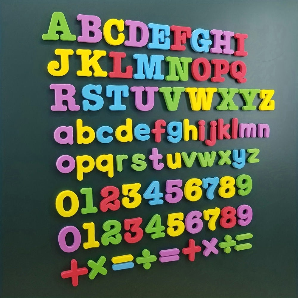 Magnetic Letters and Numbers for Kids 79-Piece Colorful Alphabet Fridge Magnets with the Listed Color, Size or Set Options fo