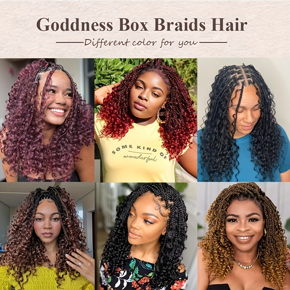 Sixteen-Inch Braided Wig with Full Lace Cap, Curly Ends and Four Black or Multicolor Checkout Options — image 8