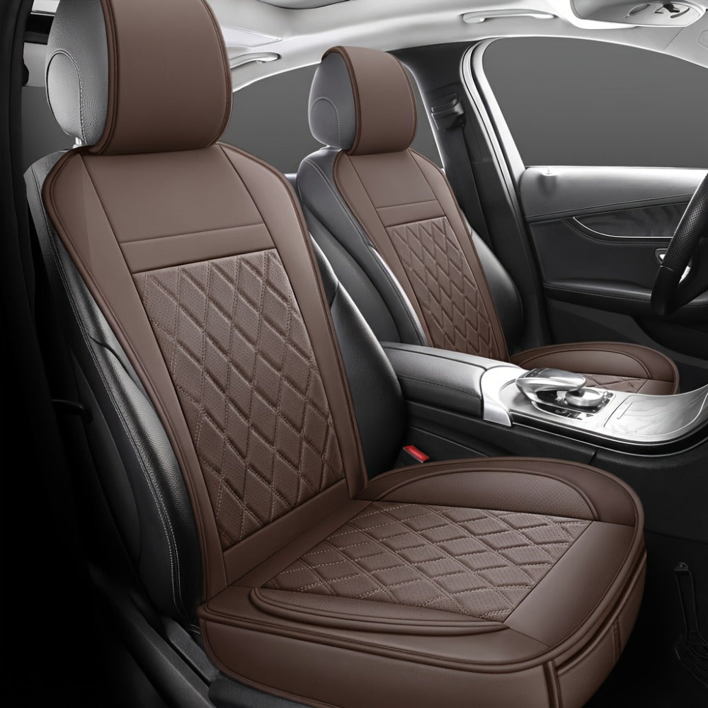 Car Seat Covers Front Pair with Full-Surround High-Back Design and Fifteen Color or Pattern Options — image 4