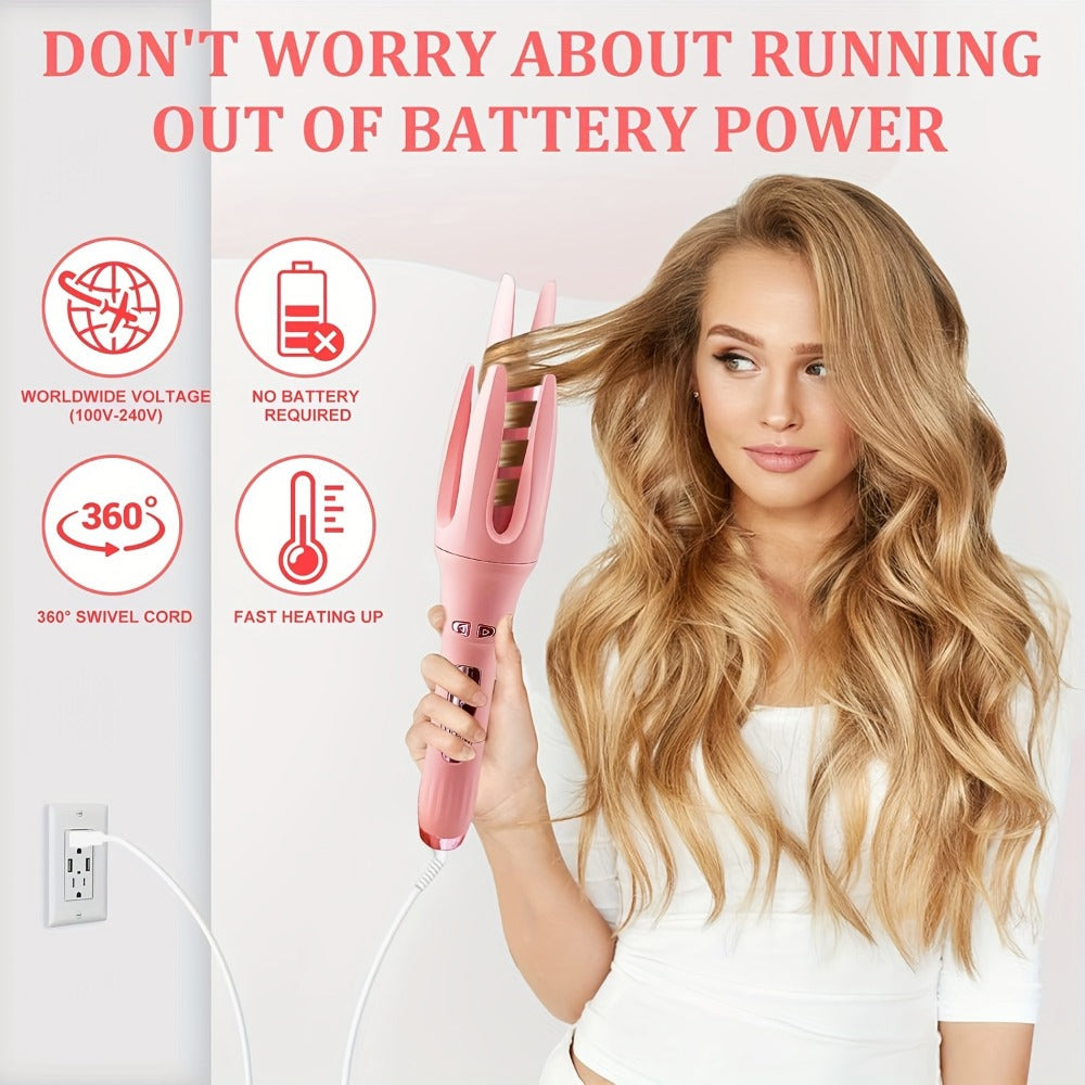 Automatic Curling Iron 32mm Essential Oil Coating, for Home, Travel and Salon Hair Styling — image 8