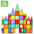 Magnetic Tiles Building Sets in 80, 106 or 136-Piece Options with Multicolor Translucent Shapes and Vehicle Bases — image 13