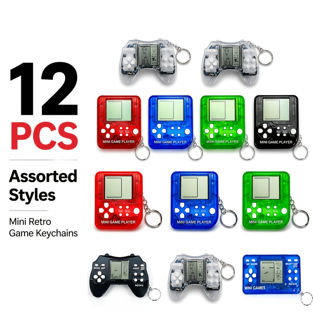 Party Favors Mini Gaming-Controller Keychains in 6-, 12- or 24-Piece Random-Color Packs for Celebrations — image 5