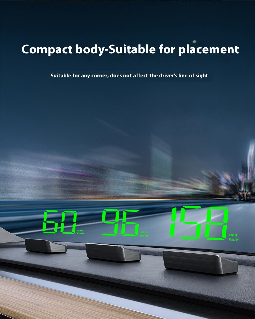 New Universal Head-up Display Car GPS Velometer