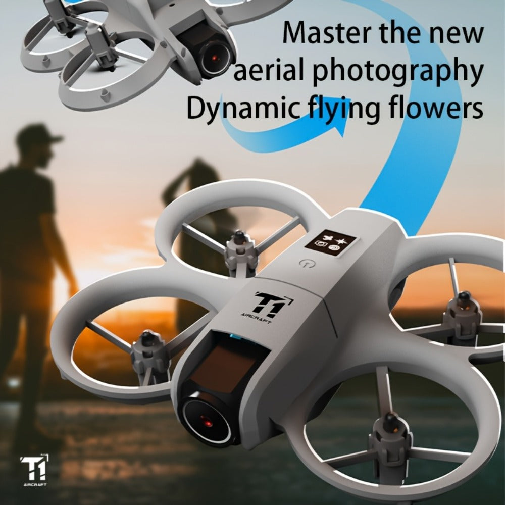 Mini 4K FPV Drone 180° Rotating Dual Camera Optical Flow Positioning Dual Batteries 360° Flip One-Key Takeoff Anti-Shake — im