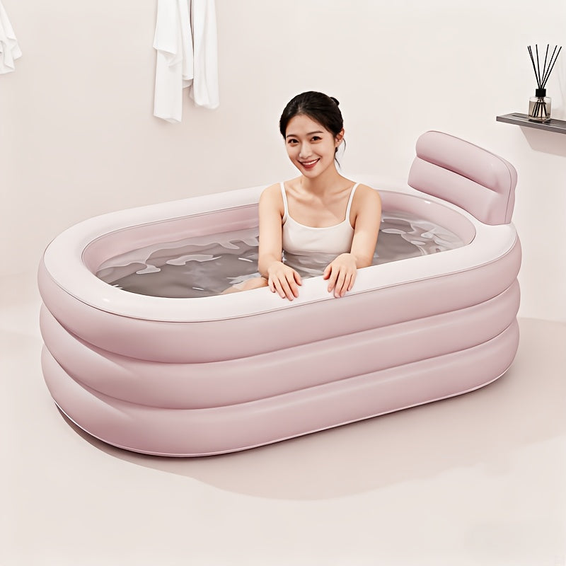 Inflatable Bathtub for Garden, Patio and Yard Use, with the Listed Configuration, for Everyday Use and Organized Storage — im