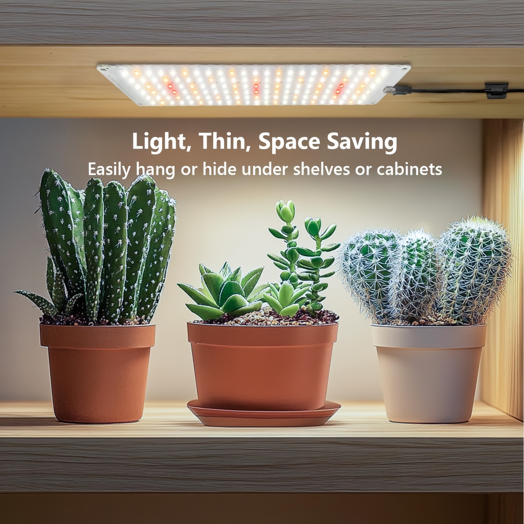Under-Shelf LED Plant Light Panel Set with Dimming and Timer Controls, 2 or 4 Pack for Indoor Racks — image 4