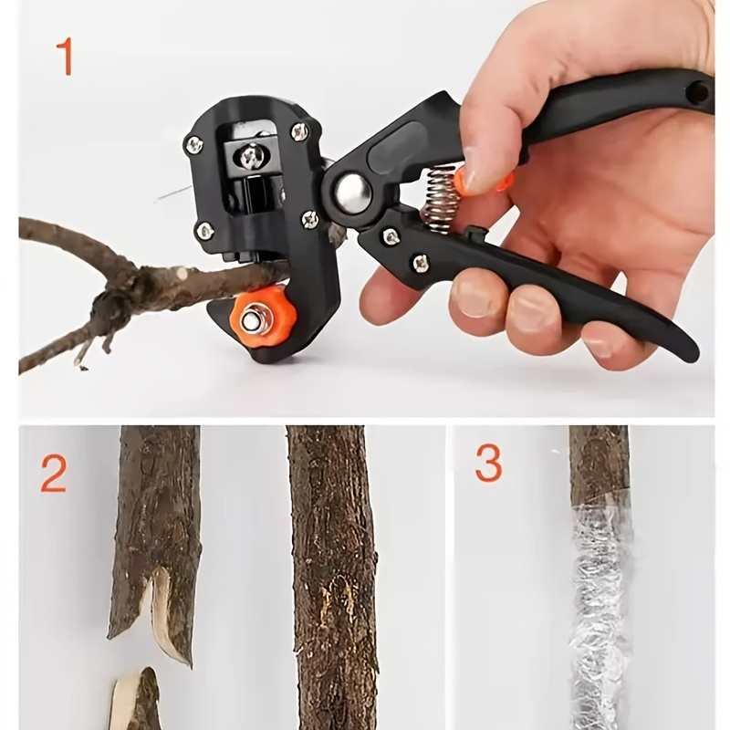 Grafting Pruning Shears Professional Garden Grafting Tool, Branch Cutter Secateur & Grafting Scissors for Fruit Tree Vaccinat