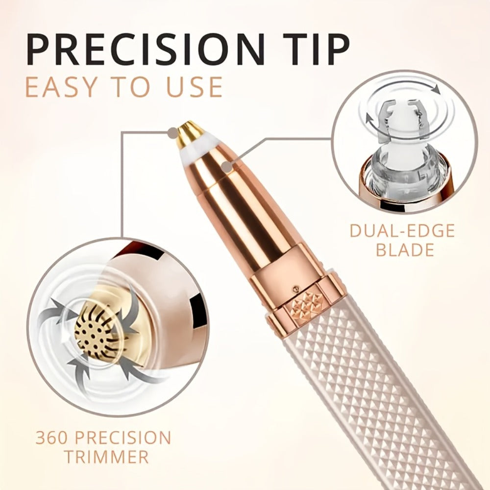 Facial Hair Trimmer for Women, 2-in-1 Electric Eyebrow Trimmer & Lip Hair Remover, Precision Face Hair — image 9
