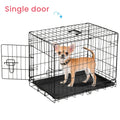 Folding Wire Dog Crate with Divider, Pull-Out Tray, Two Doors and Five Sizes from 24.41 to 48.4 Inches — image 3
