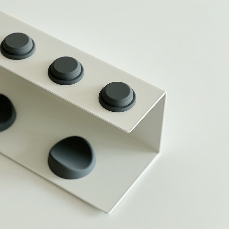 Non - Perforated Hair Dryer Holder. Also for Straighteners & Curling Irons. Ideal for Bathroom Sorting