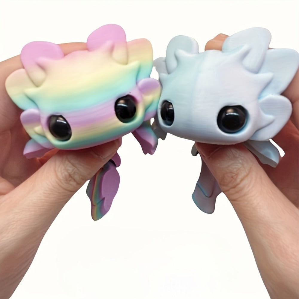3D Printed Axolotl Figures Set 15pcs – Cute Mini Axolotl Toys for Desktop Decoration, DIY Miniature Landscape — image 2