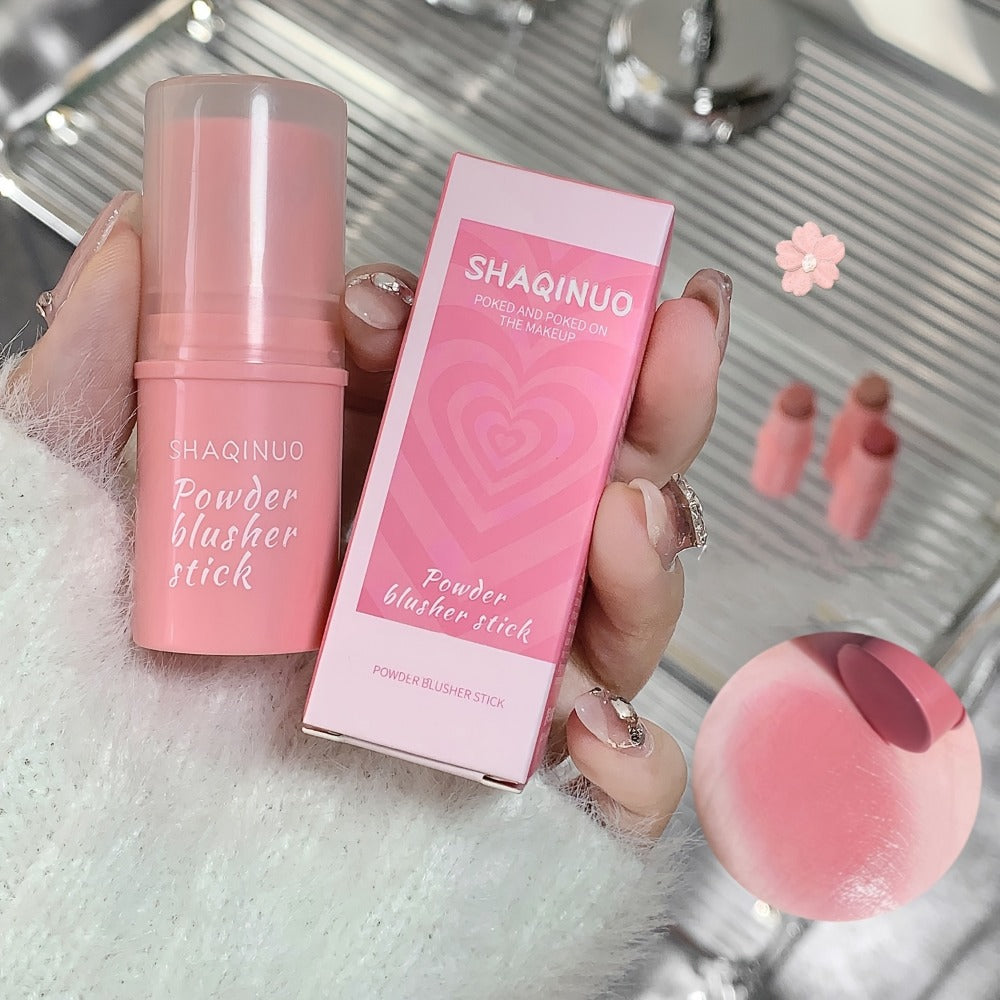 Matte Cream Blush Stick Set 3pcs Multifunctional, Waterproof Non-Greasy Formula, Blendable Color for Cheeks Lips & Eyes — ima