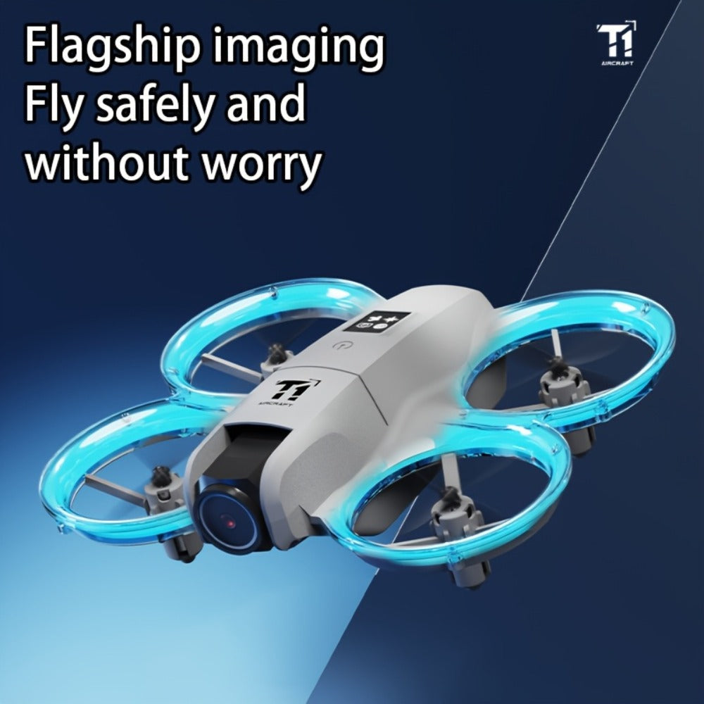 Mini 4K FPV Drone 180° Rotating Dual Camera Optical Flow Positioning Dual Batteries 360° Flip One-Key Takeoff Anti-Shake — im