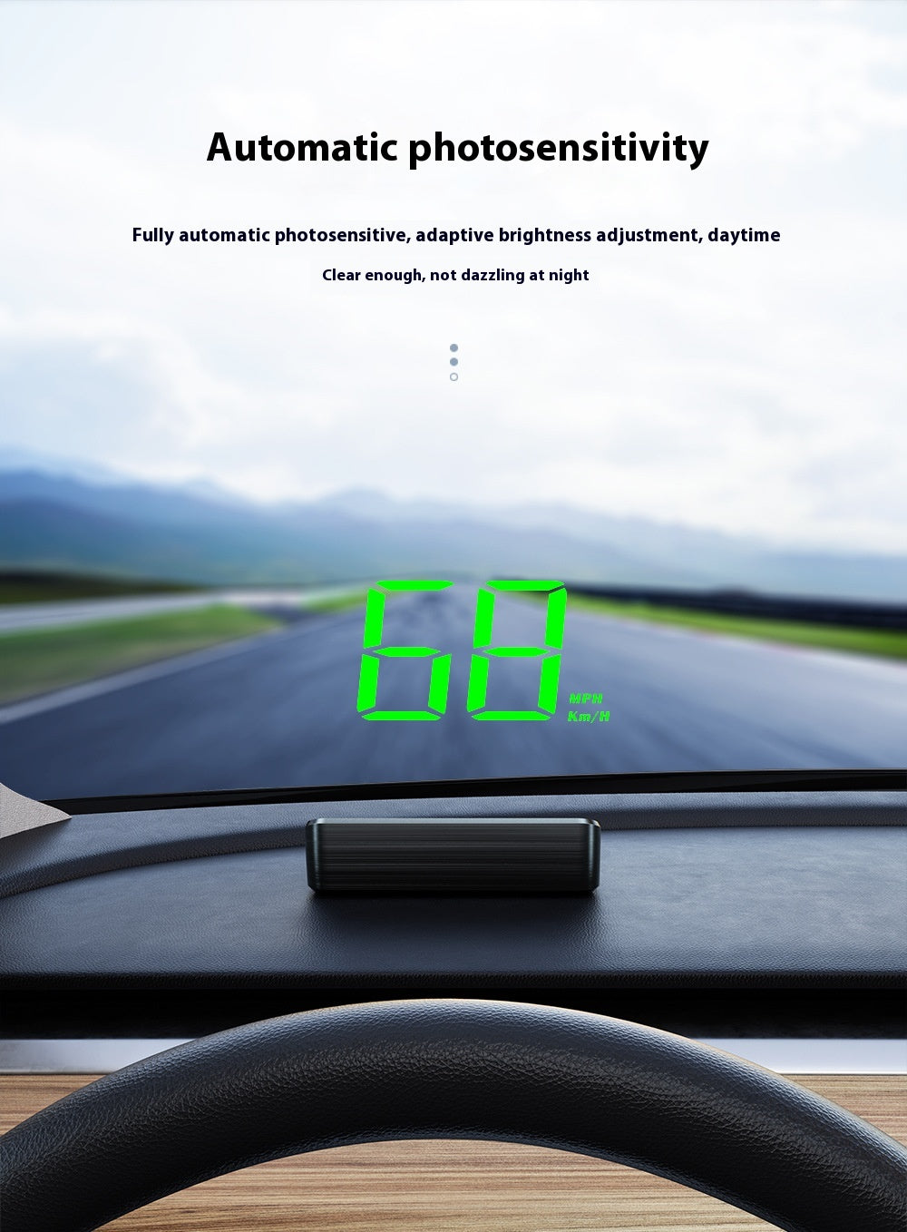 New Universal Head-up Display Car GPS Velometer