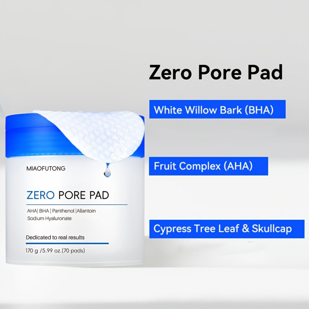 Exfoliating Face Cleansing Pads Pore Minimizing Blackhead Whitehead Remover Deep Cleansing for Bath Time, Home Spa and Person