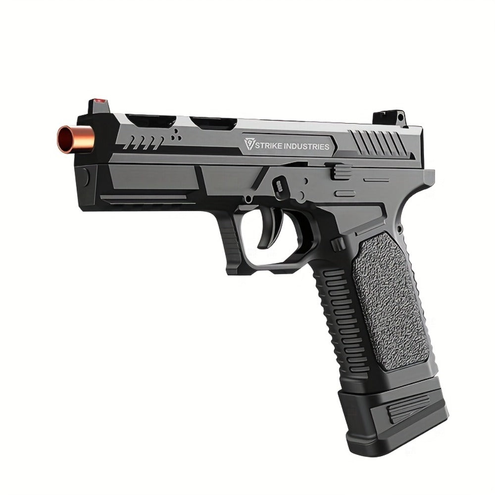 G17 Bullet Toy Gun for Boys, Rapid Fire Foam Dart Blaster Pistol, Realistic Textured Grip, Outdoor Shooting Game Toy — image 