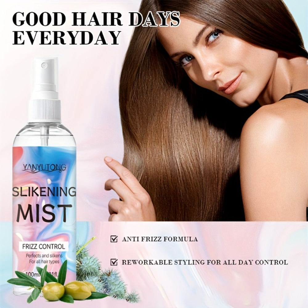 Perfumed Hair Mist Smoothing Spray 100ml – Heat Protection, Anti-Frizz, Moisturizing & Detangling Leave-In Formula | Long-Las