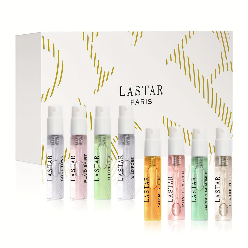 Perfume Gift Set LASTAR Eight-Piece Spray Bottle Collection in White Gold Box with Fitted Insert for Women — image 27