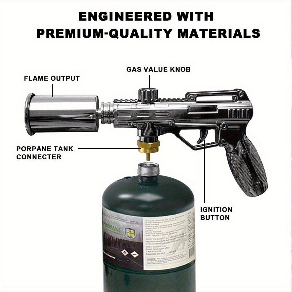 Blow Torch 700, 000 BTU Propane Kitchen Cooking Torch with Safety Lock, Culinary Food Torch for Steak — image 8