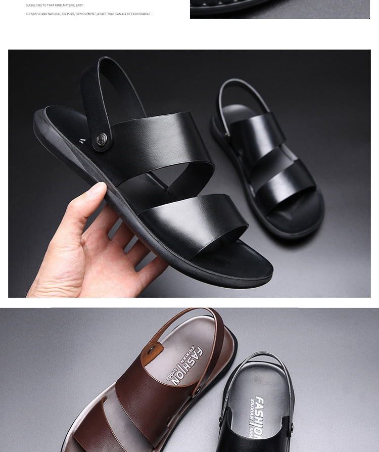 Men's Casual Beach Shoes With Soft Sole And Anti Slip Function