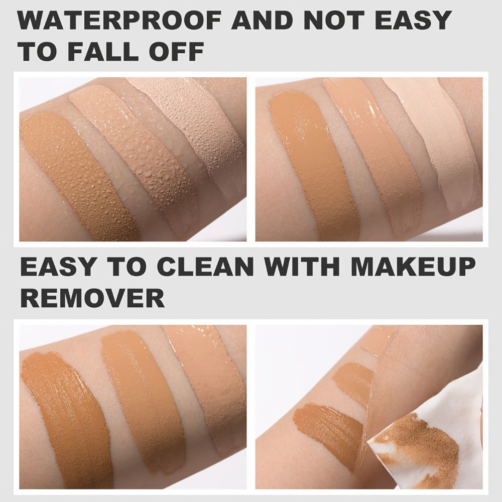 Liquid Concealer and Contour Stick Set 2 Pcs Buildable Coverage Pore Minimizing, for Makeup, Travel and Everyday Vanity Use —