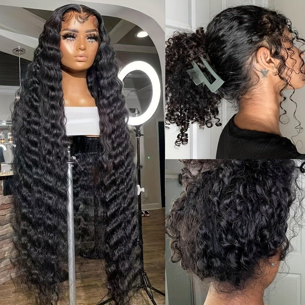 Synthetic Wig 13x4 Lace Front Loose Curly Wave, Glueless in 24- or 32-Inch Lengths for Parties — image 2