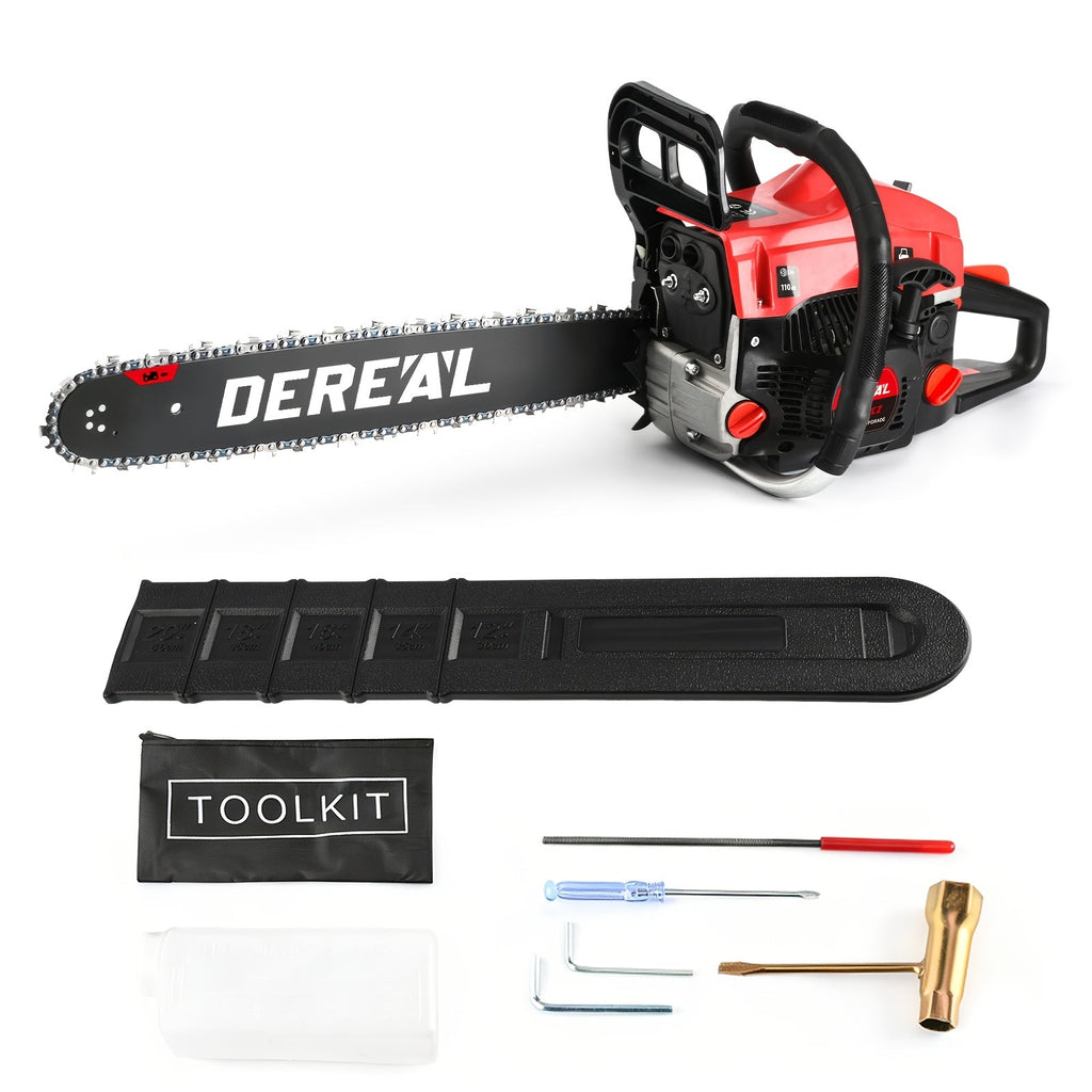 Mixed Gas Chainsaw Options with 12-Inch Compact Color Models and 20-Inch BlackRed Configuration — image 3