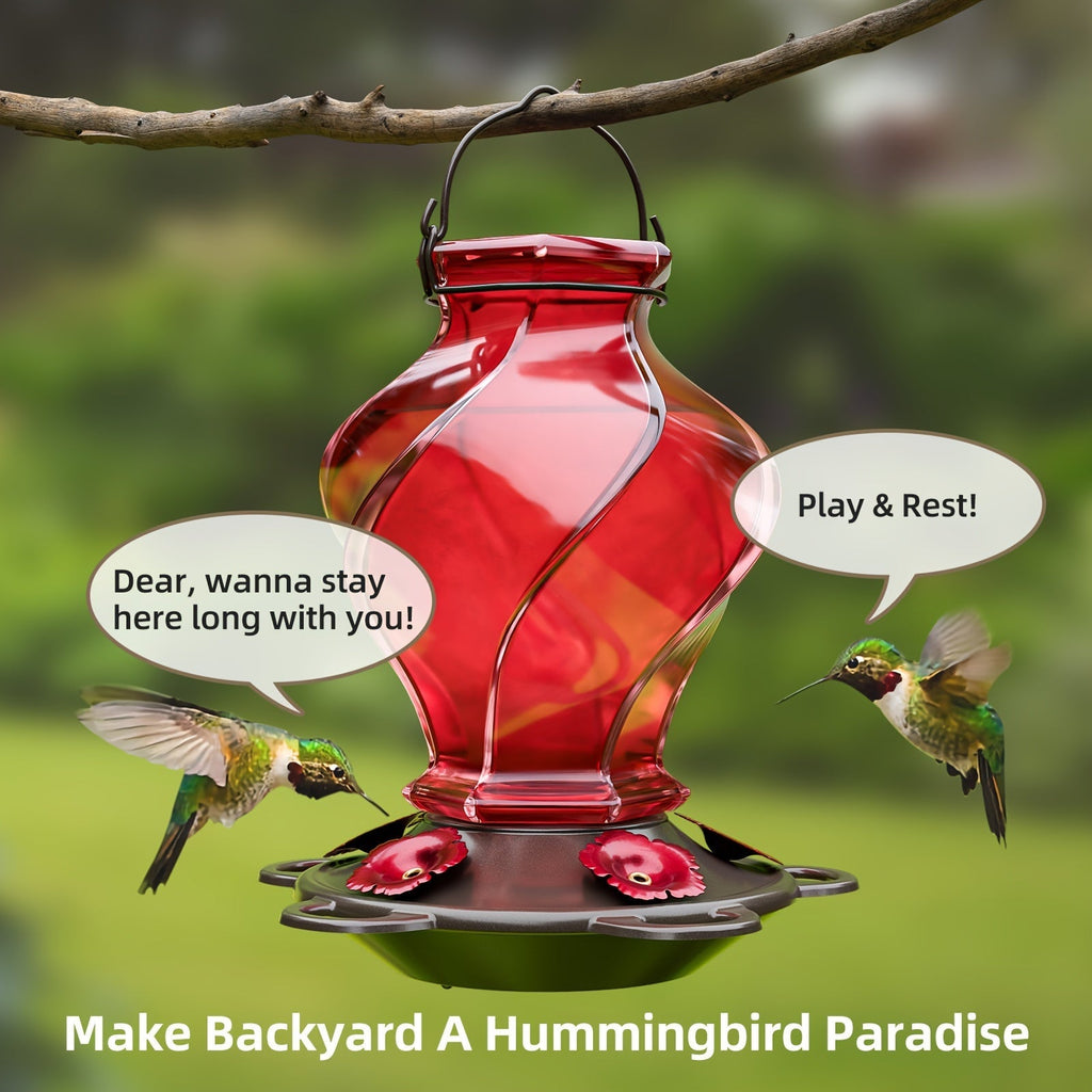 Hummingbird Feeder for Garden, Yard and Pest Management, with the Listed Configuration, for Everyday Use and Organized Storag