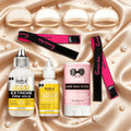 Wig Installation Kit in 9-Piece Glue or 14-Piece Styling Sets with Bands, Caps, Combs and Liquid Bottles — image 3