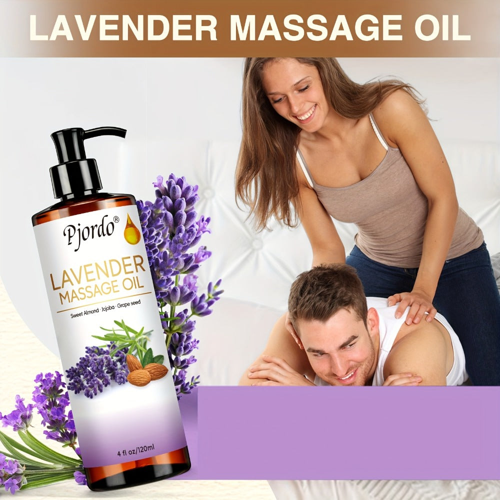 Massage Oil Set 3pcs Roller Ball, Vanilla Arnica & Lavender Essential Oils Moisturizing Body Massage Kit — image 5