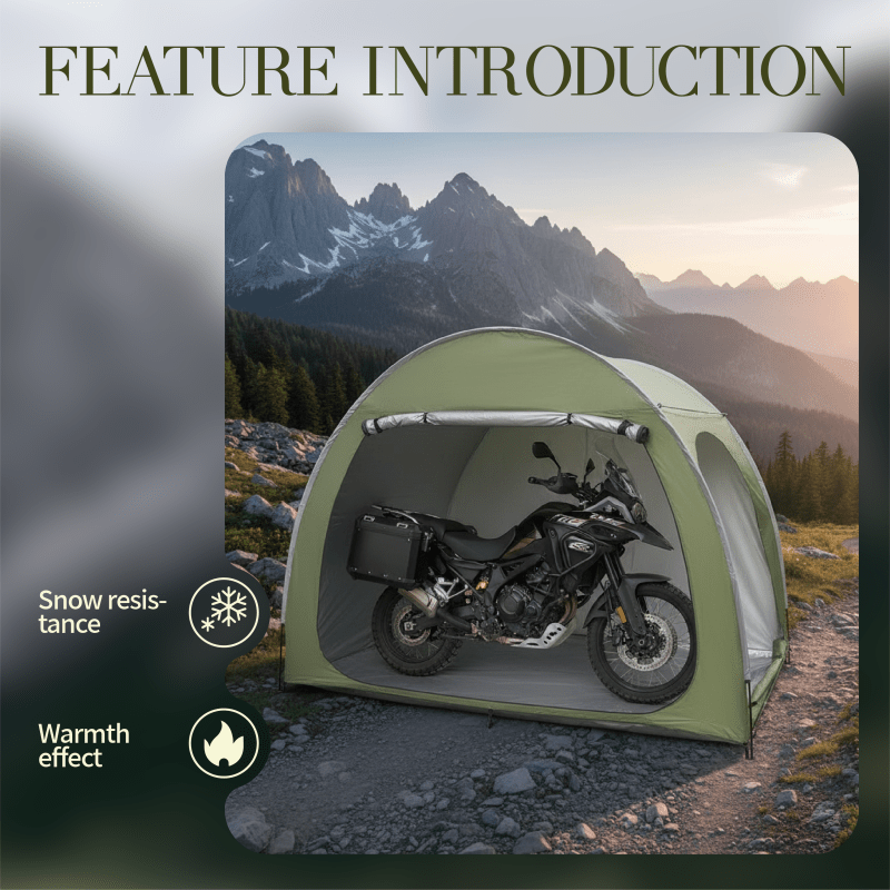 Bike Storage Tent Outdoor for Garden, Patio and Yard Use, with the Listed Configuration, for Everyday Use and Organized Stora