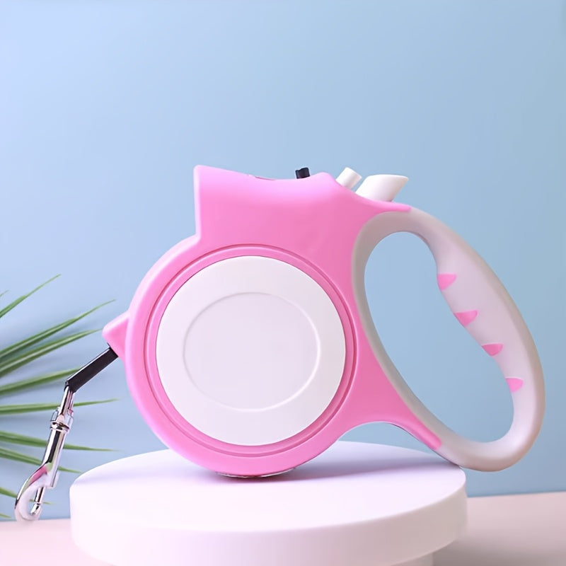 Retractable Dog Leash with 16-Foot Tape and Five Red, Black or Pink Light and No-Light Configurations — image 15