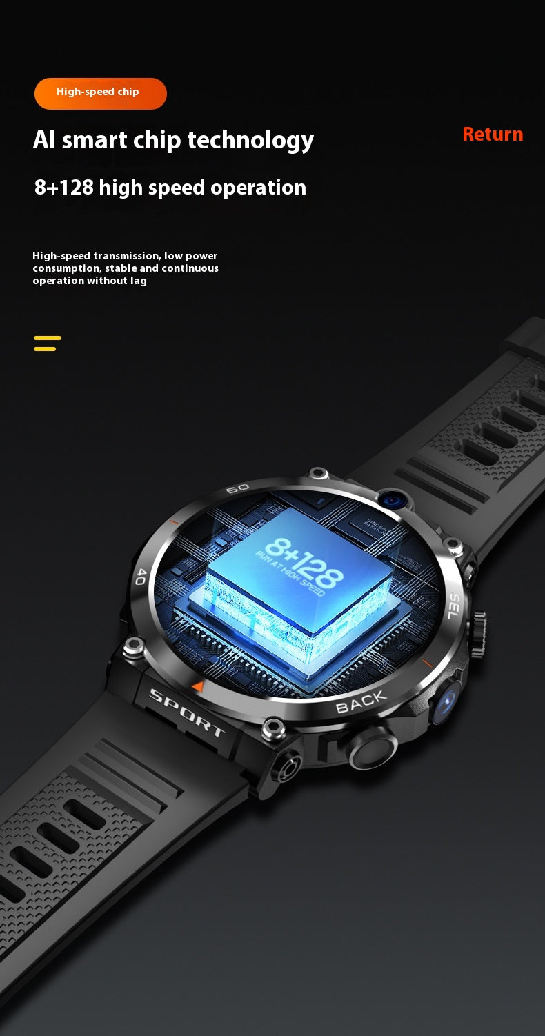 H10 Multi-function Dual Camera Sports Smart Phone Watch