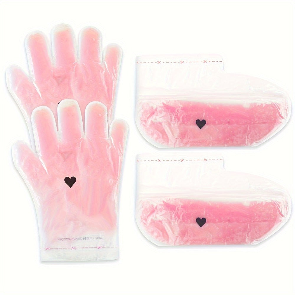 Paraffin Wax Hand & Foot Mask Deep Moisturizing Beauty Treatment – Smooth Soft Skin, Pink Grapefruit & Lavender Scents — imag