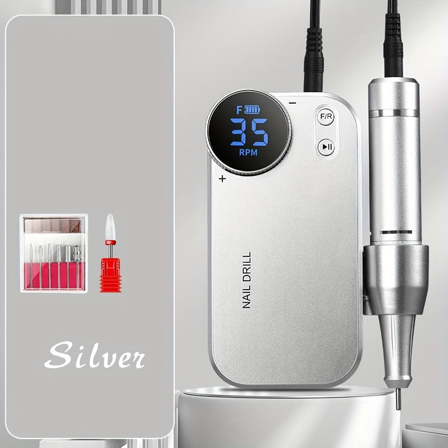 Electric Nail Polisher & Buffer Rechargeable High Power, Professional Manicure Pedicure Machine for Nail — image 24