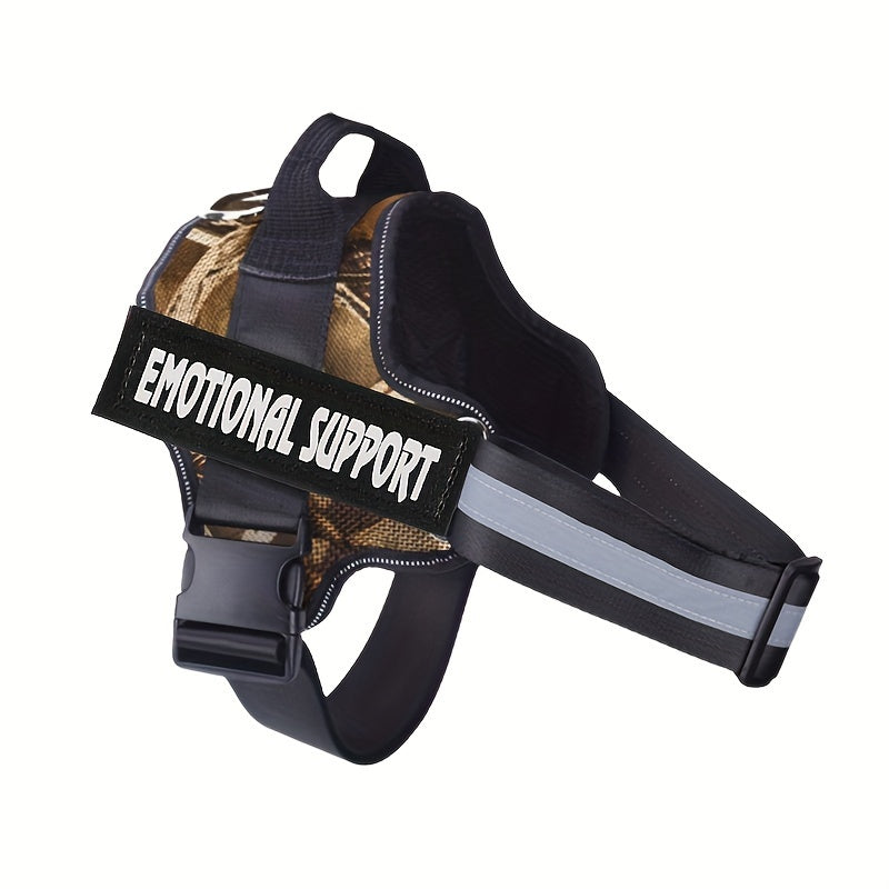 Emotional-Support Patch Dog Harness with Top Handle in Eleven Colors and XS-to-XXL Sizes Pictured — image 20