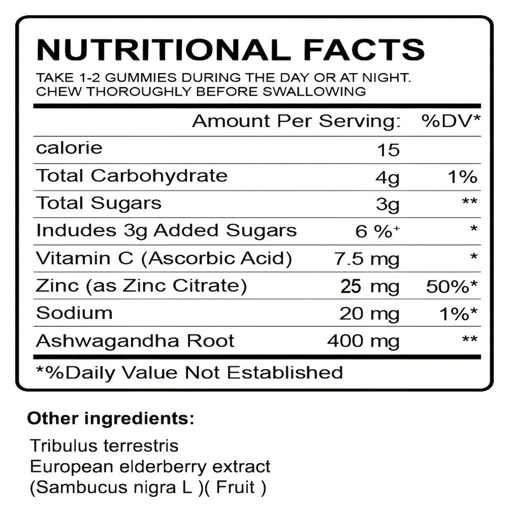 Ashwagandha Gummies for Women & Men, KSM-66 Stress, Energy & Hormonal Balance Supplement, Premium Active Formula — image 2