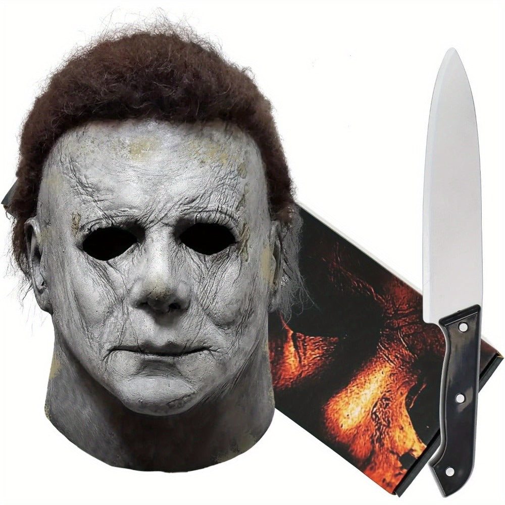 Scary Halloween Mask for Adults, Original Realistic Horror Full Face Mask for Cosplay, Prom, Haunted House & Halloween Party 