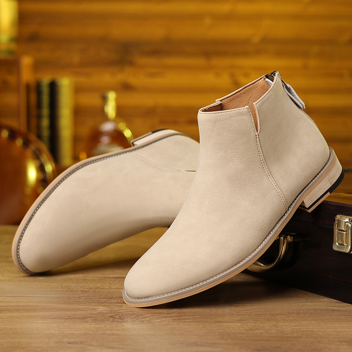Autumn And Winter Retro Men's Matte Martin Boots